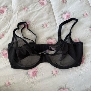 Victoria's Secret Elegant Black Mesh Bra